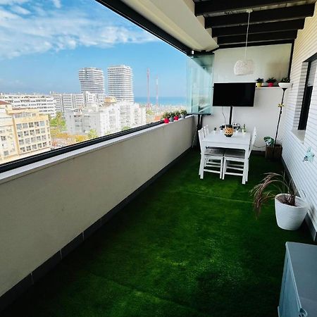 דירות מאלגה Atico Con Piscina Y Vistas Al Mar Habitat Litoral מראה חיצוני תמונה